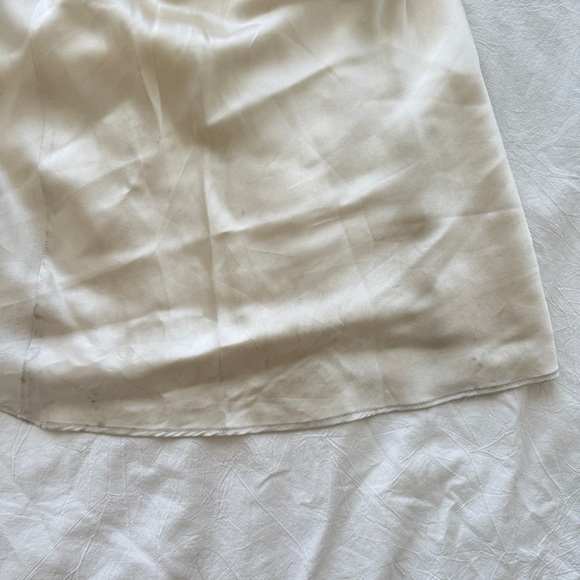 NWT Reformation Jeany Silk Dress - Fior Di Latte - Size Medium - Picture 9 of 9